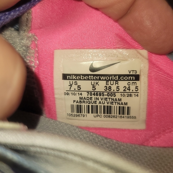 nike 5.0 purple Pink Athletic running Shoes - Picture 2 of 7